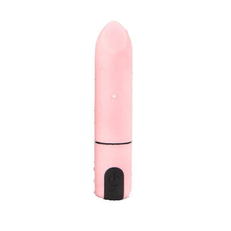 Bullet Vibrator with Angled Tip for Precision Clitoral Stimulation, Rechargeable Lipstick Nipple G-spot Stimulator Sex Toys