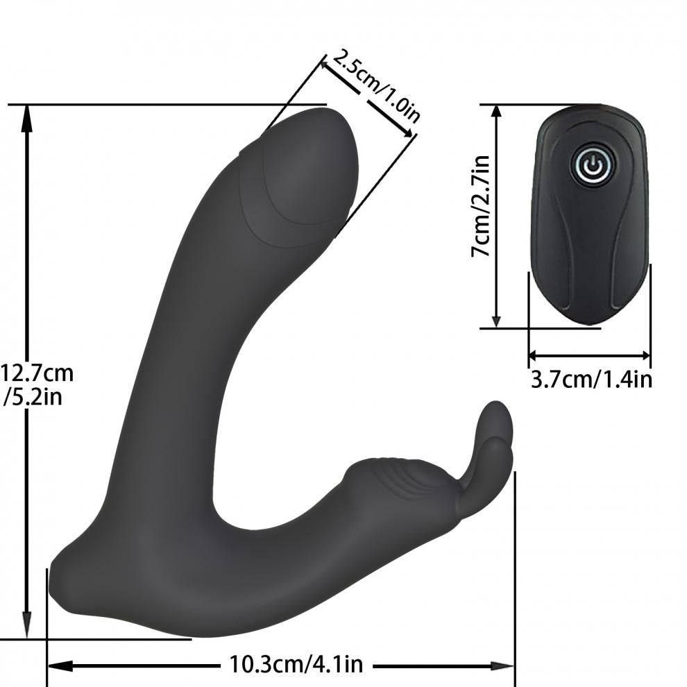 Rabbit Prostate Massager Vibrating Anal Toys G spot Anal Butt Plug