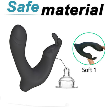 Rabbit Prostate Massager Vibrating Anal Toys G spot Anal Butt Plug