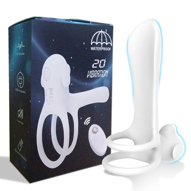 Penis Sleeve Vibrator Cock Ring Male Masturbation Remote Cockring Glans Massager