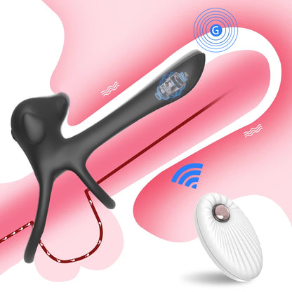 Penis Sleeve Vibrator Cock Ring Male Masturbation Remote Cockring Glans Massager