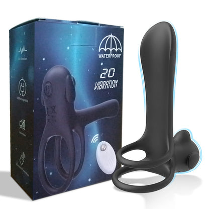 Penis Sleeve Vibrator Cock Ring Male Masturbation Remote Cockring Glans Massager